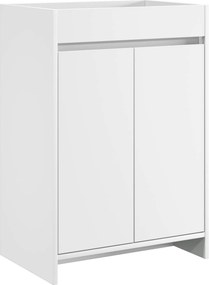 vidaXL Ντουλάπι Κάτω από τον Νιπτήρα Λευκό 56 x 37,5 x 81 εκ