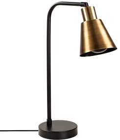 Φωτιστικό Επιτραπέζιο Emek 584TTM1722 28x17x52cm E27 40W Black-Gold Opviq