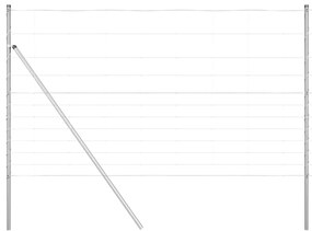 vidaXL Στύλος Περιφράξεων Γαλβανισμένο 25 x 1,4 μ Ατσάλι