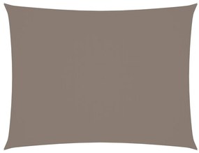 vidaXL Πανί Σκίασης Ορθογώνιο Taupe 5 x 7 μ. από Ύφασμα Oxford