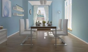 vidaXL Καρέκλες Τραπεζαρίας 4 τεμ. Λευκές από Συνθετικό Δέρμα