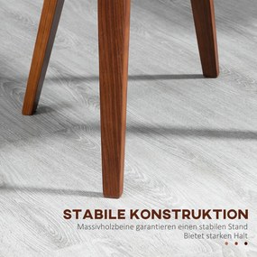 Σετ 2 καρέκλες τραπεζαρίας Vintage Ξύλινες Ύφασμα Μαύρες