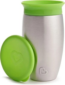 Ποτήρι Εκπαιδευτικό 296ml Munchkin Miracle Stainless Steel Cup Green