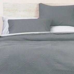 Borea Κουβερλί Σετ Tropical Υπέρδιπλο 220 x 240 cm + (2) 50 x 70 cm Γκρι