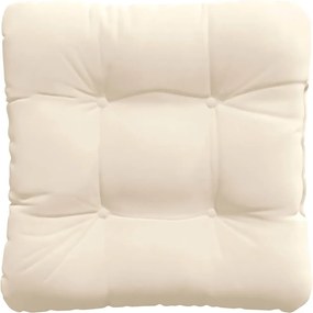 vidaXL Μαξιλάρια καθισμάτων 4 pcs Μπεζ 40 x 40 cm Ύφασμα Μικροΐνας