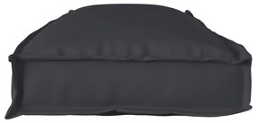 vidaXL Μαξιλάρι Παλέτας  για Πάγκο Μαύρο 110 x 40 x 8 εκ. Υλικό Oxford
