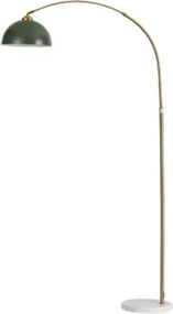 Stewehome Λάμπα δαπέδου με πράσινο καπέλο και λαιμό καμήλας Χρυσό