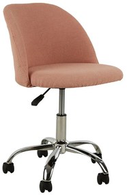 Liberta BOUCLE RONDA ΚΑΡΕΚΛΑ ΓΡΑΦΕΙΟΥ DUSTY PINK 48x51xH84cm 48x51xH84cm 25-0652