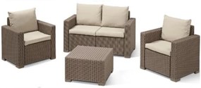 METAX-24 California-2 Lounge Set Cappuccino*  0. x 0. x 0. metax-01-00-1796