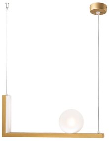 Φωτιστικό Οροφής - Ράγα 01380-05 G9, 6W LED 3000K 480Lm 50x20cm Gold Luma