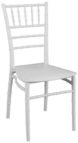 Καρέκλα Tiffany pp σε λευκή απόχρωση 42x40x89εκ 40x40x89 εκ.