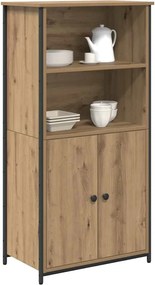 vidaXL Highboard Artisan Oak 62 x 36 x 121,5 εκ Επεξεργασμένο ξύλο