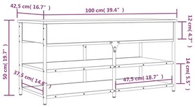 ΠΑΠΟΥΤΣΟΘΗΚΗ ΚΑΦΕ ΔΡΥΣ 100X42,5X50 ΕΚ ΑΠΟ ΕΠΕΞΕΡΓΑΣΜΕΝΟ ΞΥΛΟ 839037