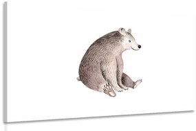 Εικόνα αρκουδάκι σε απαλά χρώματα - 90x60