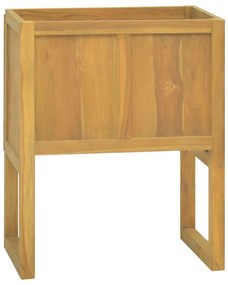 vidaXL Έπιπλο Μπάνιου 60 x 40 x 75 εκ. από Μασίφ Ξύλο Teak