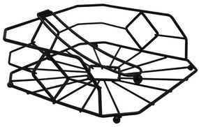 Χαρτοπετσετοθήκη 819607 20x20x7cm Black Ankor Metal