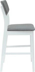 vidaXL Καρέκλες φαγητού 2 pcs Λευκό 48 x 49 x 95 εκ.