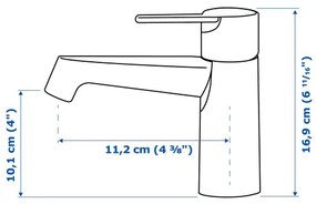 BROGRUND μπαταρία νιπτήρα 905.320.99