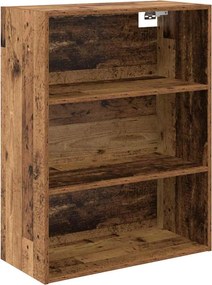 vidaXL Highboard με συρτάρι 2 pcs Παλιό Ξύλο Επεξεργασμένο ξύλο