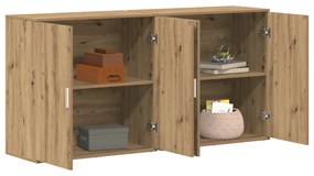 vidaXL Σύνθετα 2 τμχ Καρυδιά 79x38x80 εκ Επεξεργασμένο ξύλο