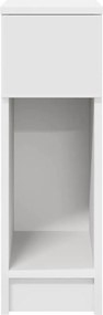 vidaXL Κομοδίνο με συρτάρι Λευκό 20x36x60 cm