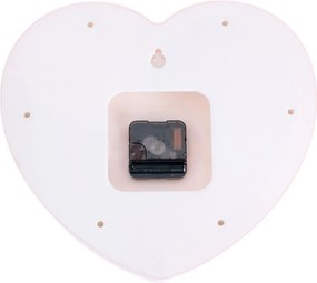 Ρολόι Τοίχου (27x6x30) Karlsson Heart Candy Soft Pink