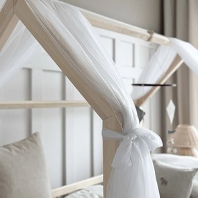 Κουρτίνα Οροφής Bianco Bed White Voile  Luletto