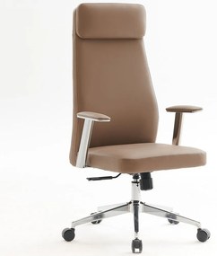 Πολυθρόνα Διευθυντή BF8800 ΕΟ612,3 68x68x120/128cm Cappucino-Beige