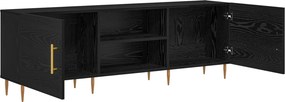 vidaXL Ντουλάπι TV 150 x 30 x 50 cm Μαύρη δρυς Επεξεργασμένο ξύλο