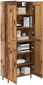 vidaXL Highboard 2 pcs Παλιό Ξύλο Επεξεργασμένο ξύλο