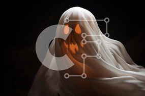 Intra Συλλεκτικό Ξύλινο Παζλ Plywood 4mm - Mysterious Ghost in the Dark Σε Ξύλινο Κουτί - Διαστάσεις: 10x10 cm – 25 κομμάτια