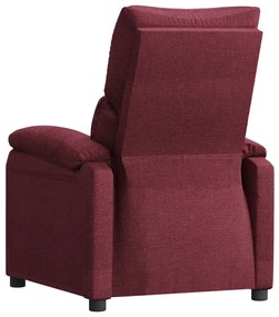 vidaXL Πολυθρόνα Ανακλινόμενη Μπορντό Υφασμάτινη