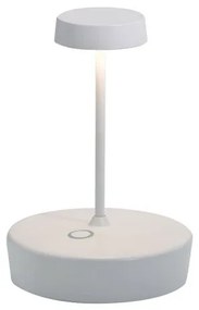 Επαναφορτιζόμενο Επιτραπέζιο Φωτιστικό LED Swap Mini H14,8 Φ10 Zafferano-LD1011B3-Λευκό LD1011B3