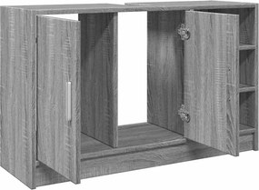 vidaXL Ντουλάπι Νιπτήρα Grey Sonoma 90x29x55 εκ. Επεξεργασμένο Ξύλο
