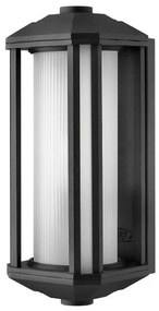 Φανάρι Απλίκα Φωτιστικό Τοίχου 1xE27 IP44 38cm Castelle Quintiesse Elstead Lighting-QN-CASTELLE-M-BLK-Μαύρο QN-CASTELLE-M-BLK