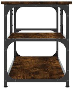 vidaXL Έπιπλο Τηλεόρασης Καπν. Δρυς 103x38x46,5 εκ Επεξ. Ξύλο & Ατσάλι
