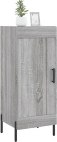 vidaXL Ντουλάπι Γκρι Sonoma 34,5x34x90 εκ. από Επεξεργασμένο Ξύλο