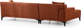 Corner Sofa Petra L Corner - Orange Orange