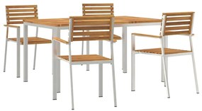 vidaXL Σέτ φαγητού για κήπο 5 pcs