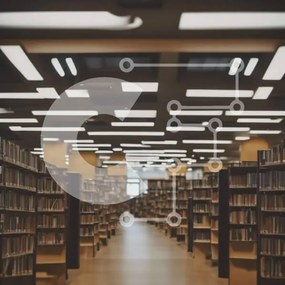 Intra Συλλεκτικό Ξύλινο Παζλ Plywood 4mm - Άδεια βιβλιοθήκη με ράφια Σε Ξύλινο Κουτί - Διαστάσεις Puzzle: 10x10 cm – 25 κομμάτια