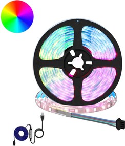 vidaXL Λωρίδα LED 12 pcs Μαύρο και Διαφανές 3000 χιλ