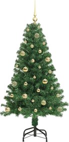 vidaXL Τεχνητό Χριστουγεννιάτικο Δέντρο με 150 LED Πράσινο 150 cm