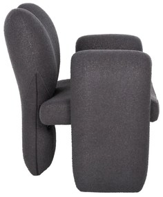 Πολυθρόνα HARTT C9777.01 Γκρί Teddy Ύφασμα 84x74x87Yεκ. 84x74x87 εκ.