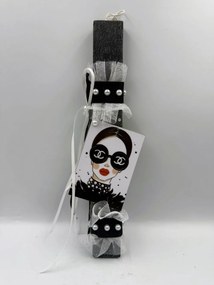 Τύπου Σανέλ Chanel Αρωματική λαμπάδα ν.3 - Σετ Λαμπάδα και πλάτη