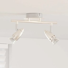 vidaXL Σποτ οροφής Ματ νικέλ 27 x 14 x 12 εκ Ατσάλι