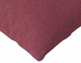 vidaXL Μαξιλάρι Καναπέ 2 pcs Κόκκινο 200 x 40 εκ. ύφασμα