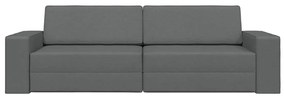 vidaXL Καναπέ-Κρεβάτι Σκούρο Γκρι 245 x 78 x 77 εκ. ύφασμα