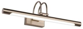 Απλίκα Φωτιστικό Τοίχου Led Νίκελ 145-21504 Eurolamp-145-21504-Νίκελ Ματ 145-21504