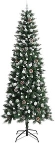 vidaXL Τεχνητό Χριστουγεννιάτικο Δέντρο με 300 LED Πράσινο 240 cm