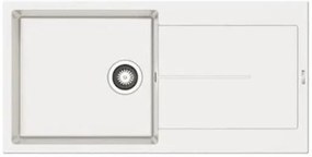 Νεροχύτης Pyramis Ithaka 1B 1D Plus-Snow-100 x 50 εκ.